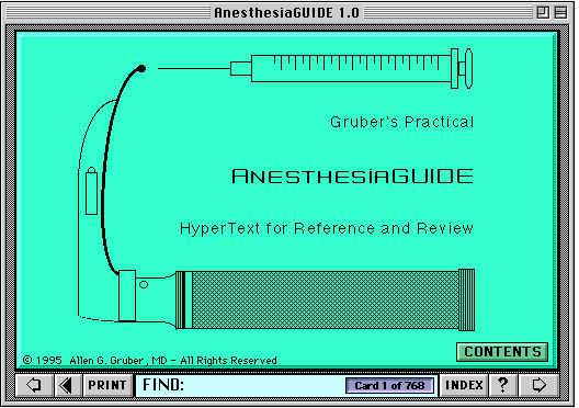 [AnesthesiaGUIDE:  Hypertext for Reference and Review]